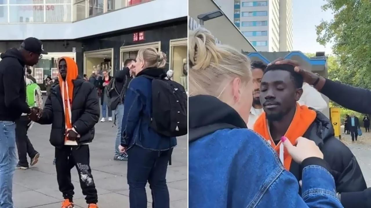 Hombre acepta a Jesús tras escuchar el Evangelio en calle de Alemania: «Pidió ser bautizado».